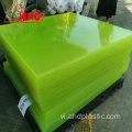 tấm cao su polyurethane màu vàng 8mm100mm